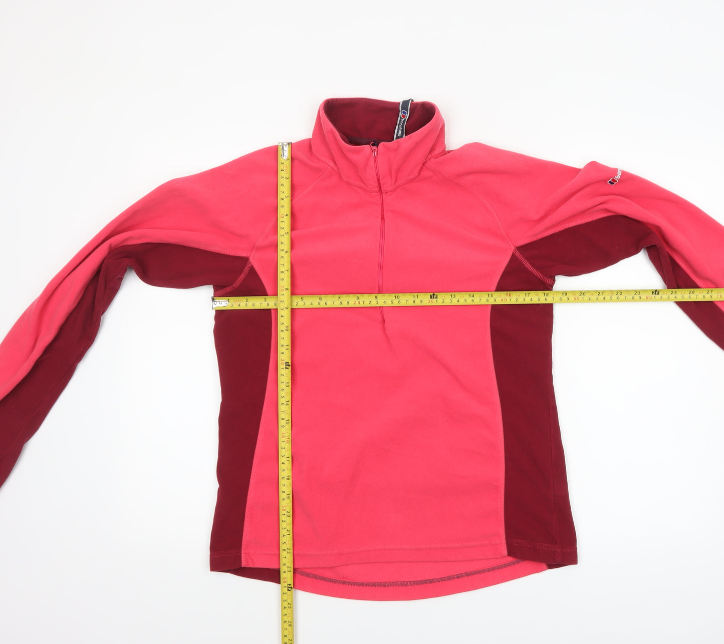 Berghaus Women's Pink 1/2 Zip Fleece Pullover Size 14