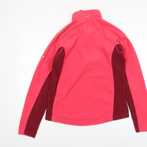 Berghaus Women's Pink 1/2 Zip Fleece Pullover Size 14