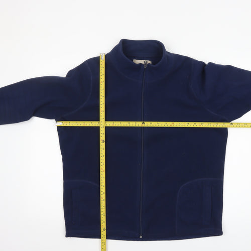 Anthology Women's Blue Fleece Full Zip Jacket Size 16/18