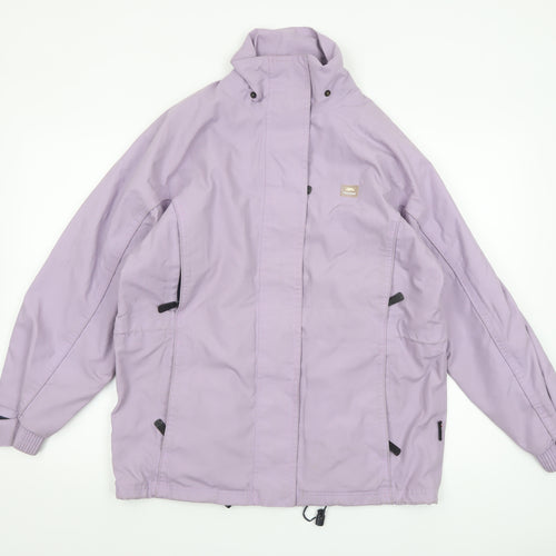 Trespass Womens Purple Waterproof Jacket Size S Windproof Outdoor Coat