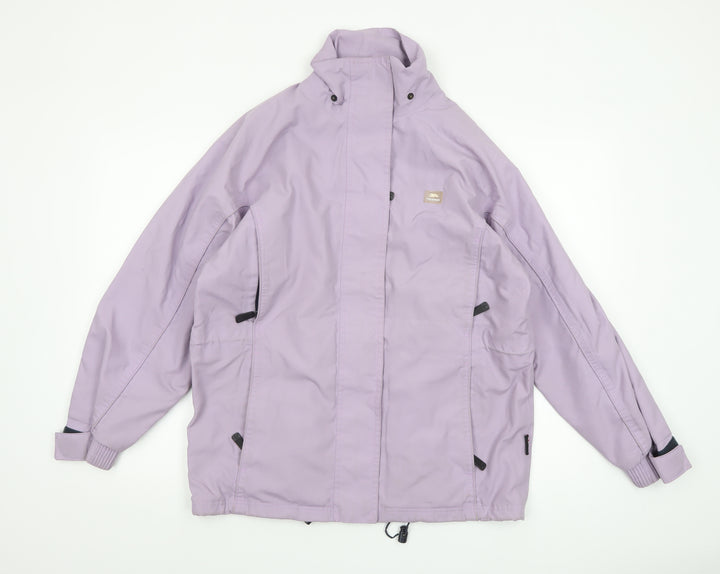 Trespass Womens Purple Waterproof Jacket Size S Windproof Outdoor Coat
