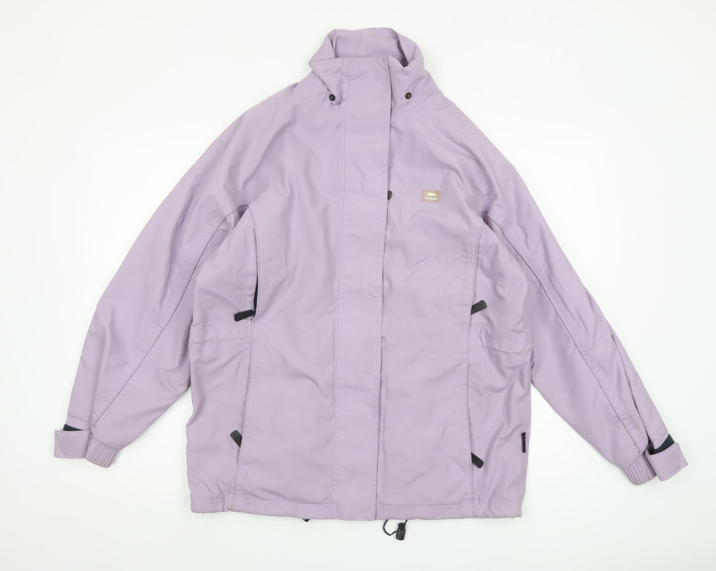 Trespass Womens Purple Waterproof Jacket Size S Windproof Outdoor Coat