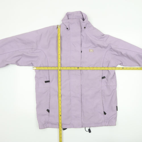 Trespass Womens Purple Waterproof Jacket Size S Windproof Outdoor Coat