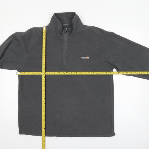 Regatta Men's Grey XL Fleece 1/4 Zip Pullover Sweatshirt Outdoor Top
