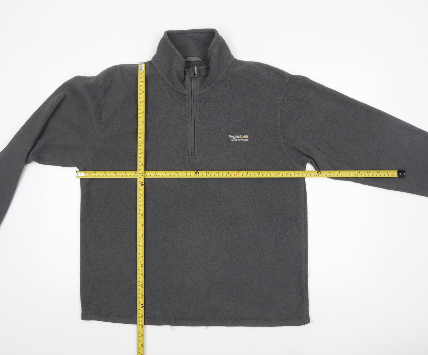 Regatta Men's Grey XL Fleece 1/4 Zip Pullover Sweatshirt Outdoor Top