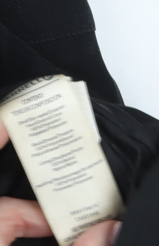 Merrell Womens Black L Waterproof Hooded Parka Coat