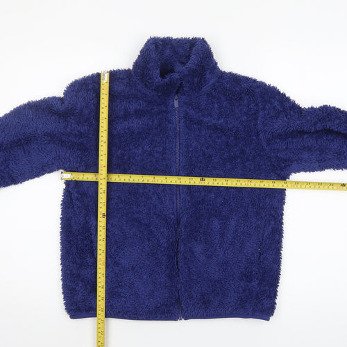 Uniqlo Womens Blue Fleece Full Zip Jacket XS Lightweight