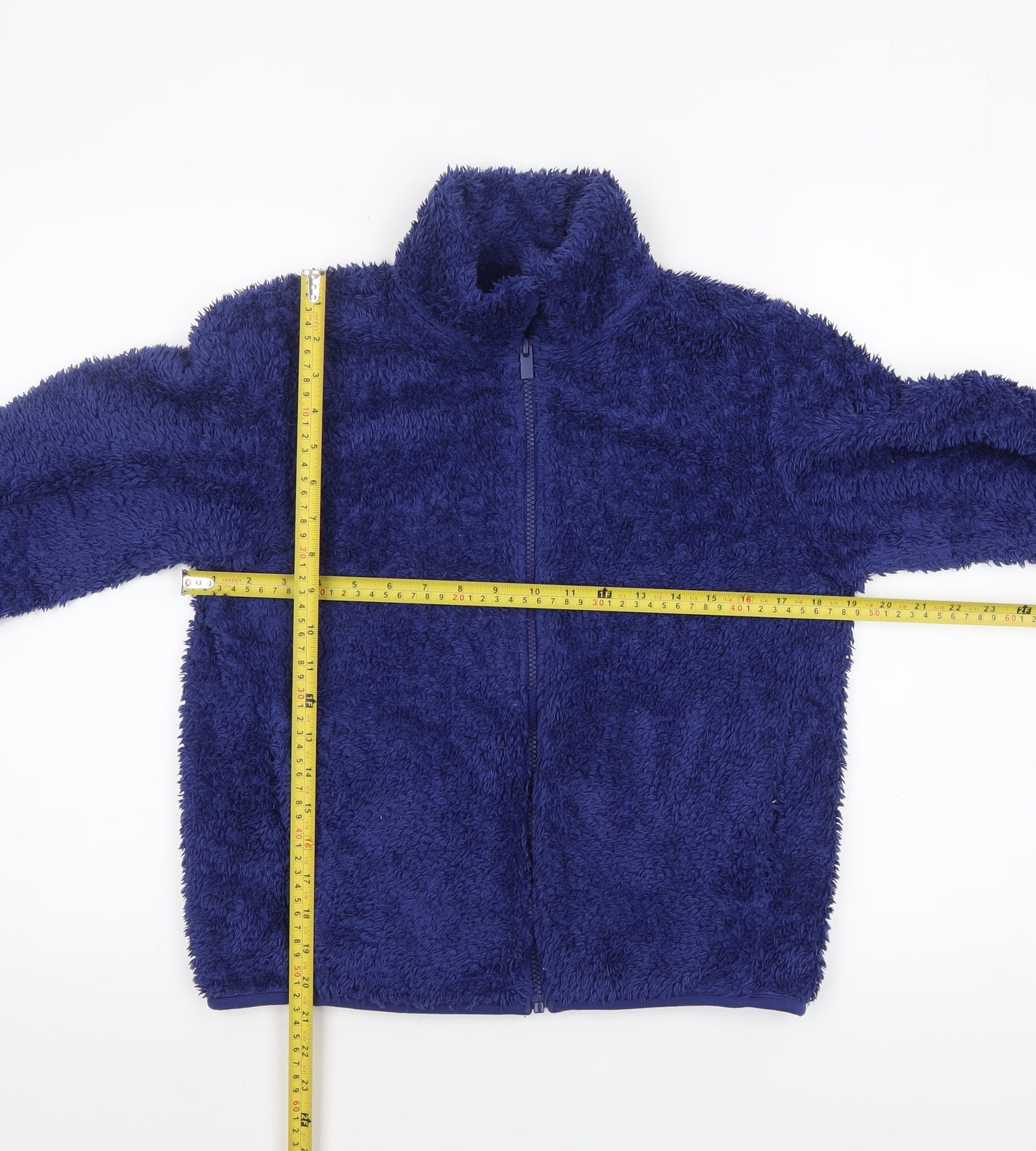 Uniqlo Womens Blue Fleece Full Zip Jacket XS Lightweight