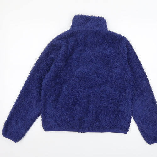 Uniqlo Womens Blue Fleece Full Zip Jacket XS Lightweight