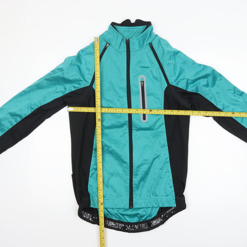 Crane Womens Green Windbreaker Sports Jacket Size 12-14 Regular Fit