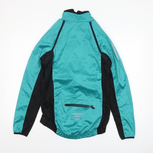 Crane Womens Green Windbreaker Sports Jacket Size 12-14 Regular Fit