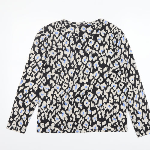 Marks and Spencer Women’s Multicoloured Animal Print Long Sleeve Blouse Size 8