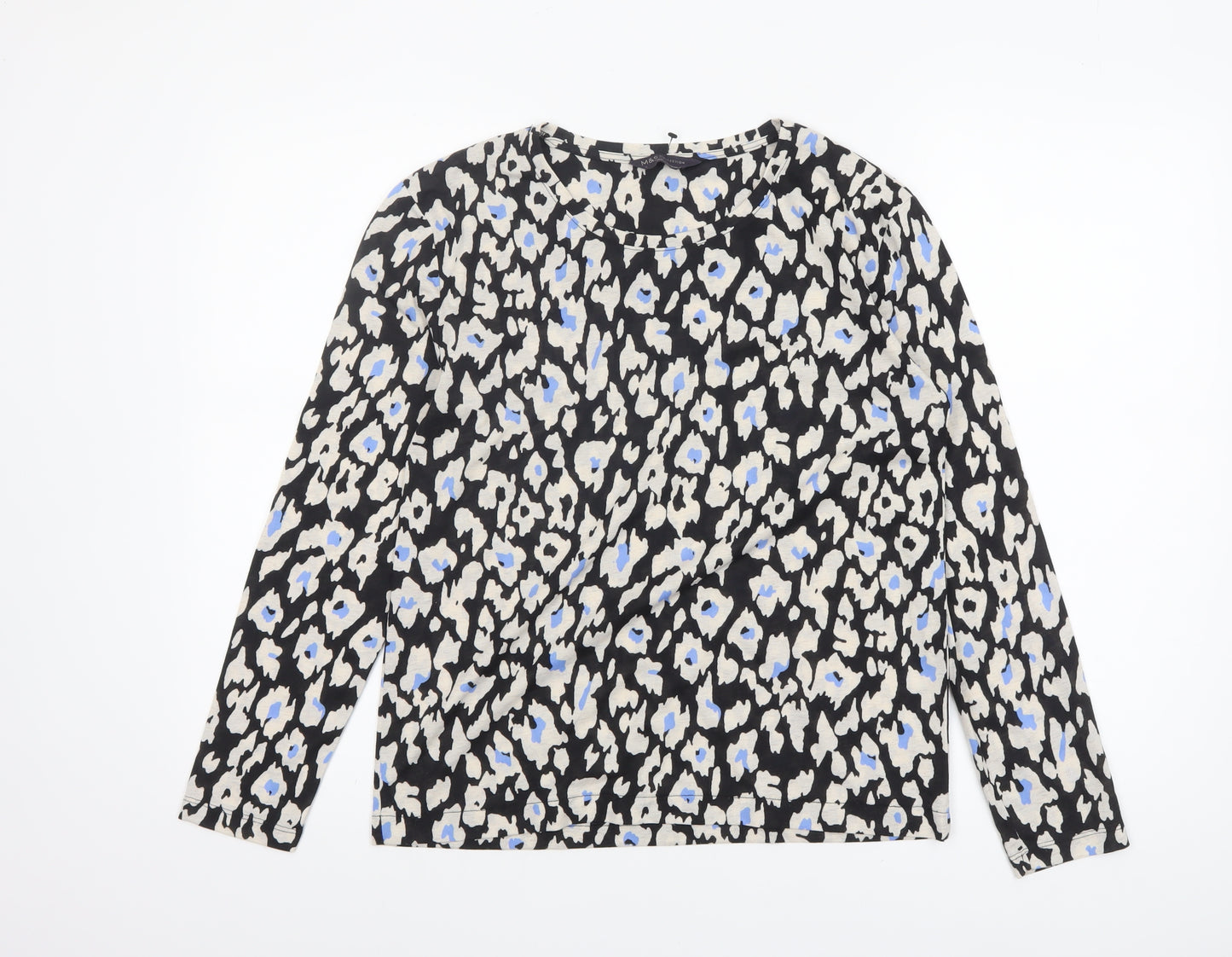 Marks and Spencer Women’s Multicoloured Animal Print Long Sleeve Blouse Size 8
