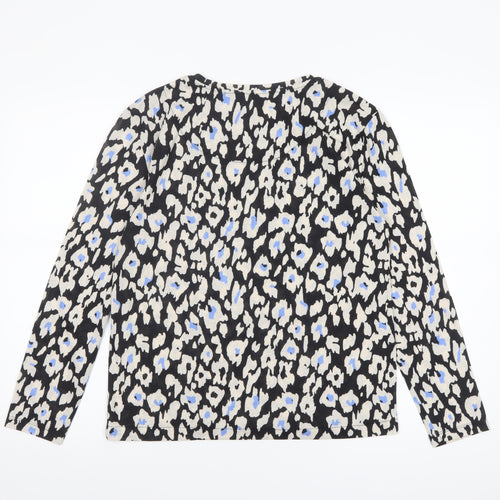 Marks and Spencer Women’s Multicoloured Animal Print Long Sleeve Blouse Size 8