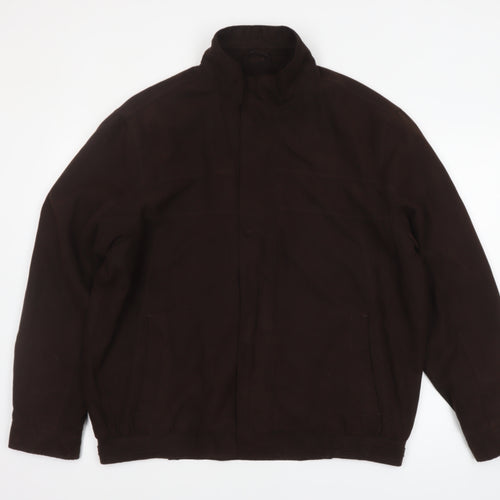 Thomas Nash Men's Brown L Basic Full Zip Jacket
