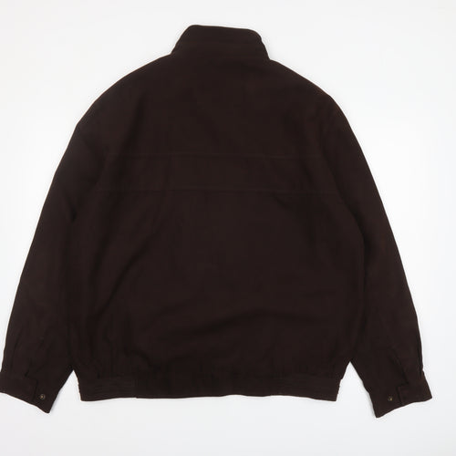 Thomas Nash Men's Brown L Basic Full Zip Jacket