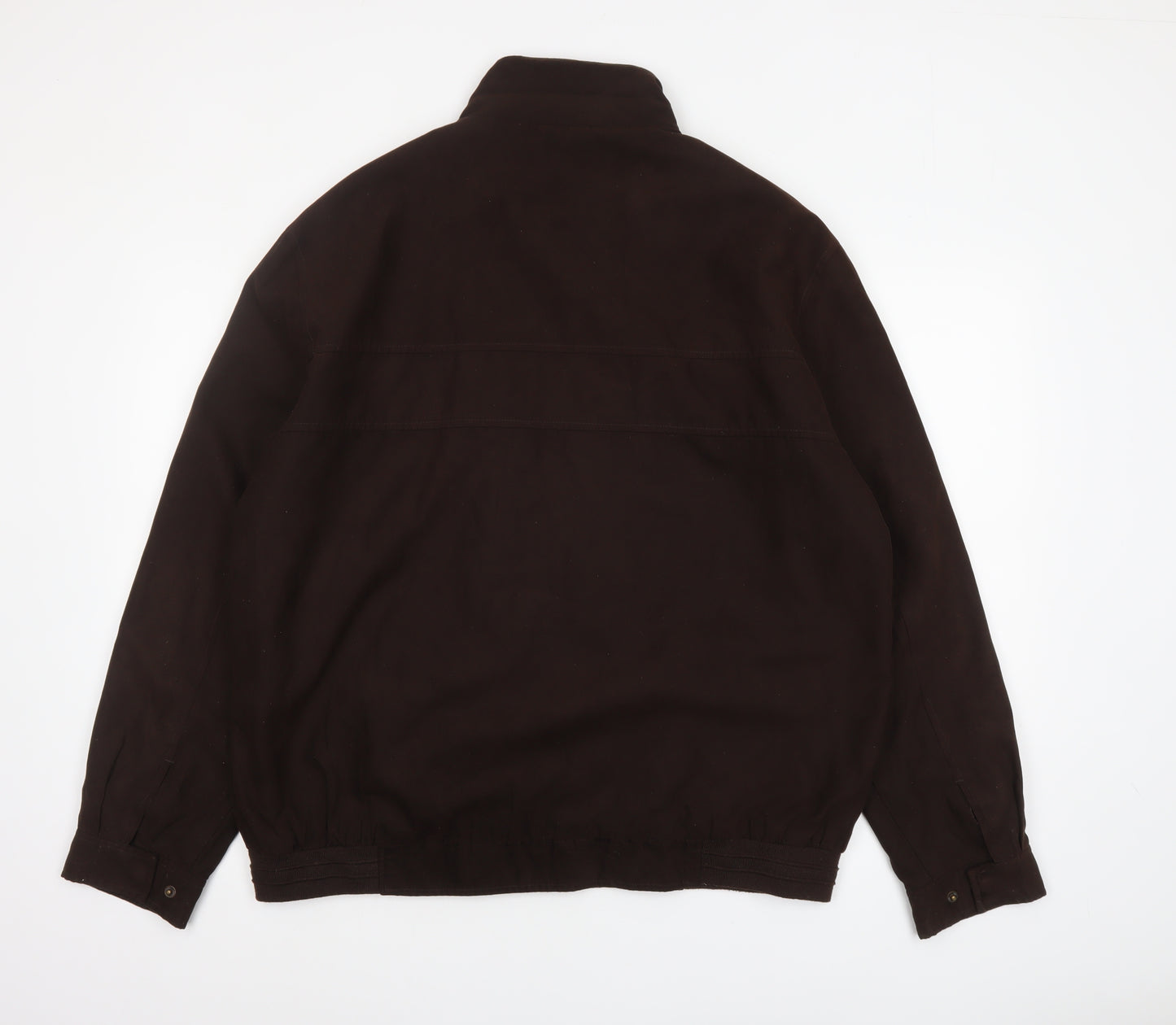 Thomas Nash Men's Brown L Basic Full Zip Jacket