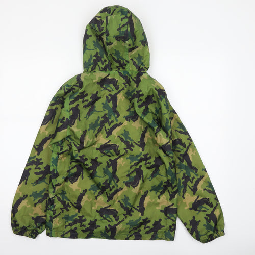 Fortnite Boys Green Camouflage Hooded Windbreaker Jacket XL