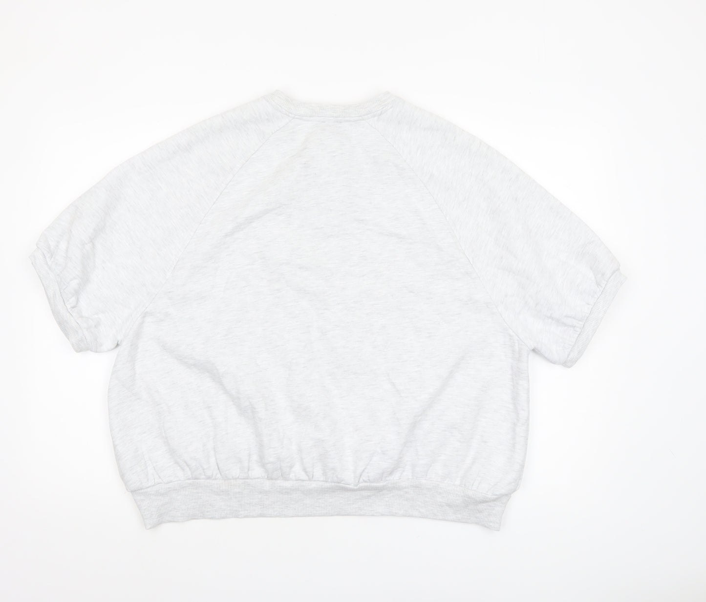 River Island Womens Grey NYC 1988 Relaxed Jersey T-Shirt Size L
