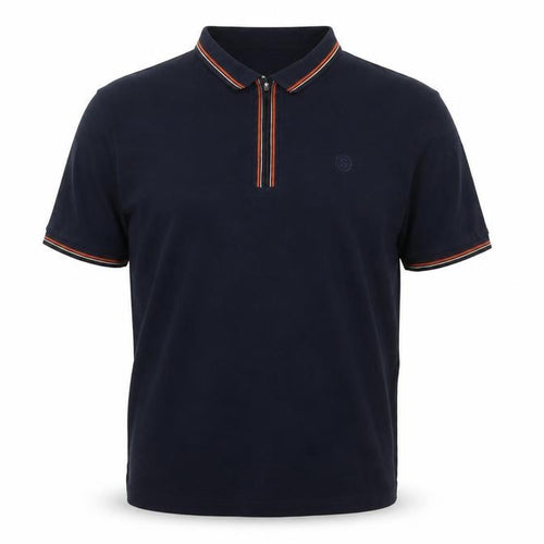 Spectre Men's Blue 2XL Cotton Polo Shirt Short Sleeve Classic Fit