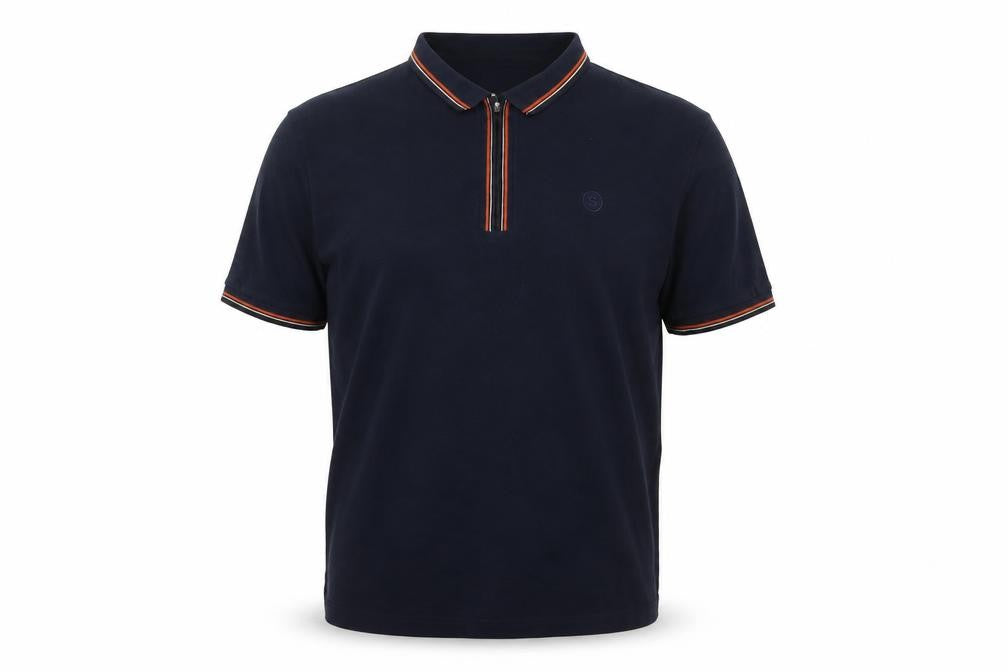 Spectre Men's Blue 2XL Cotton Polo Shirt Short Sleeve Classic Fit