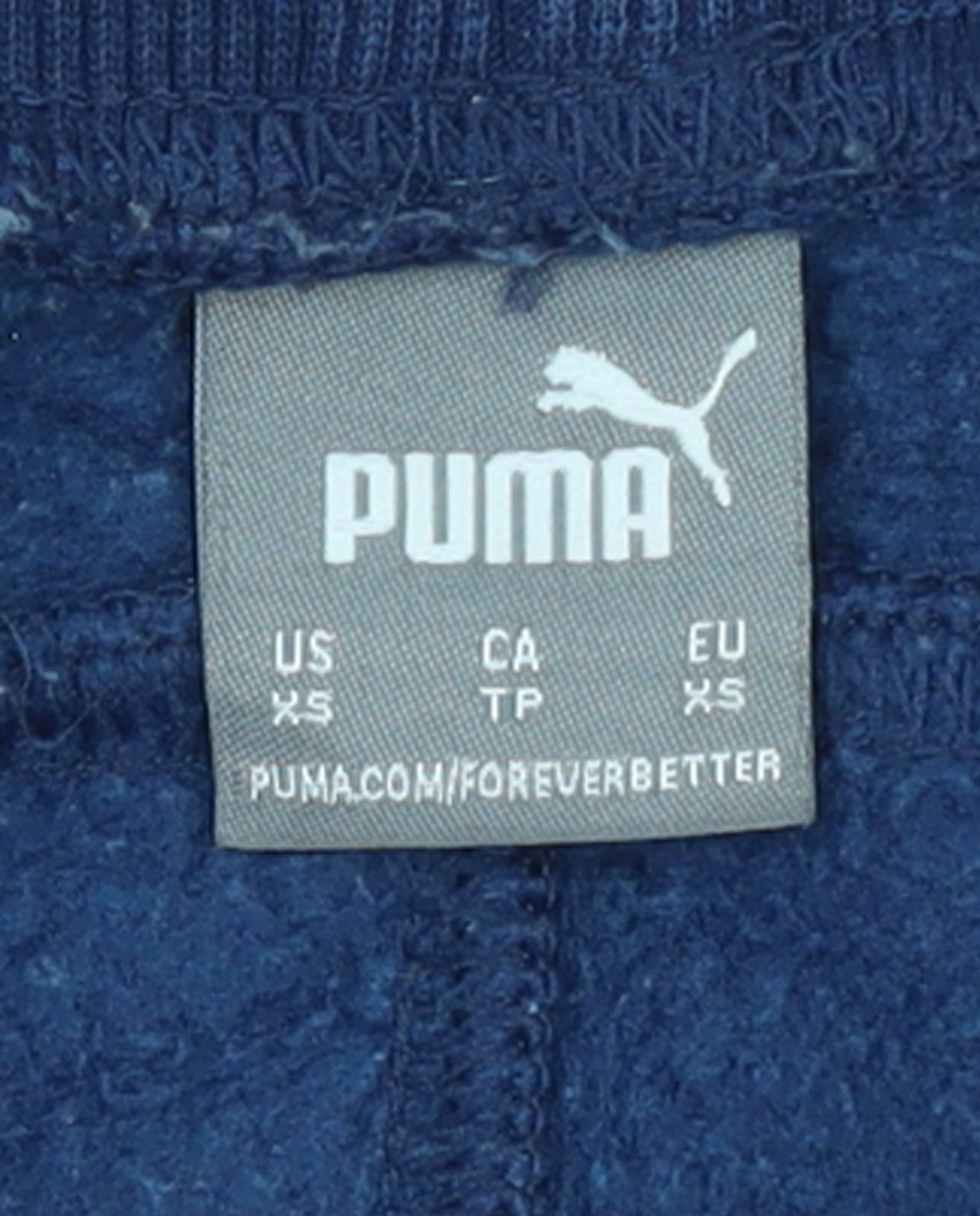 Puma Women's Blue XS Jogger Sweatpants Cotton Blend