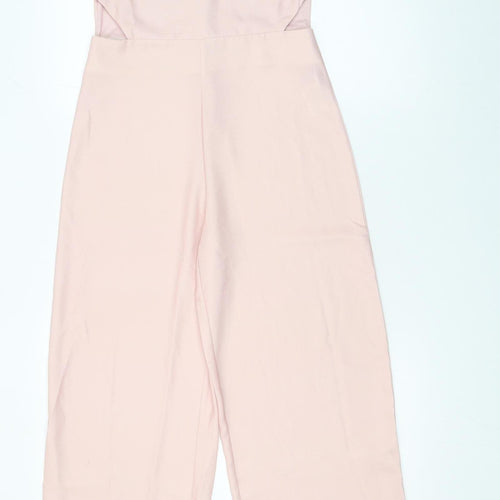Lipsy Girls Pink 12 Years Ruffle Sleeve Formal Jumpsuit