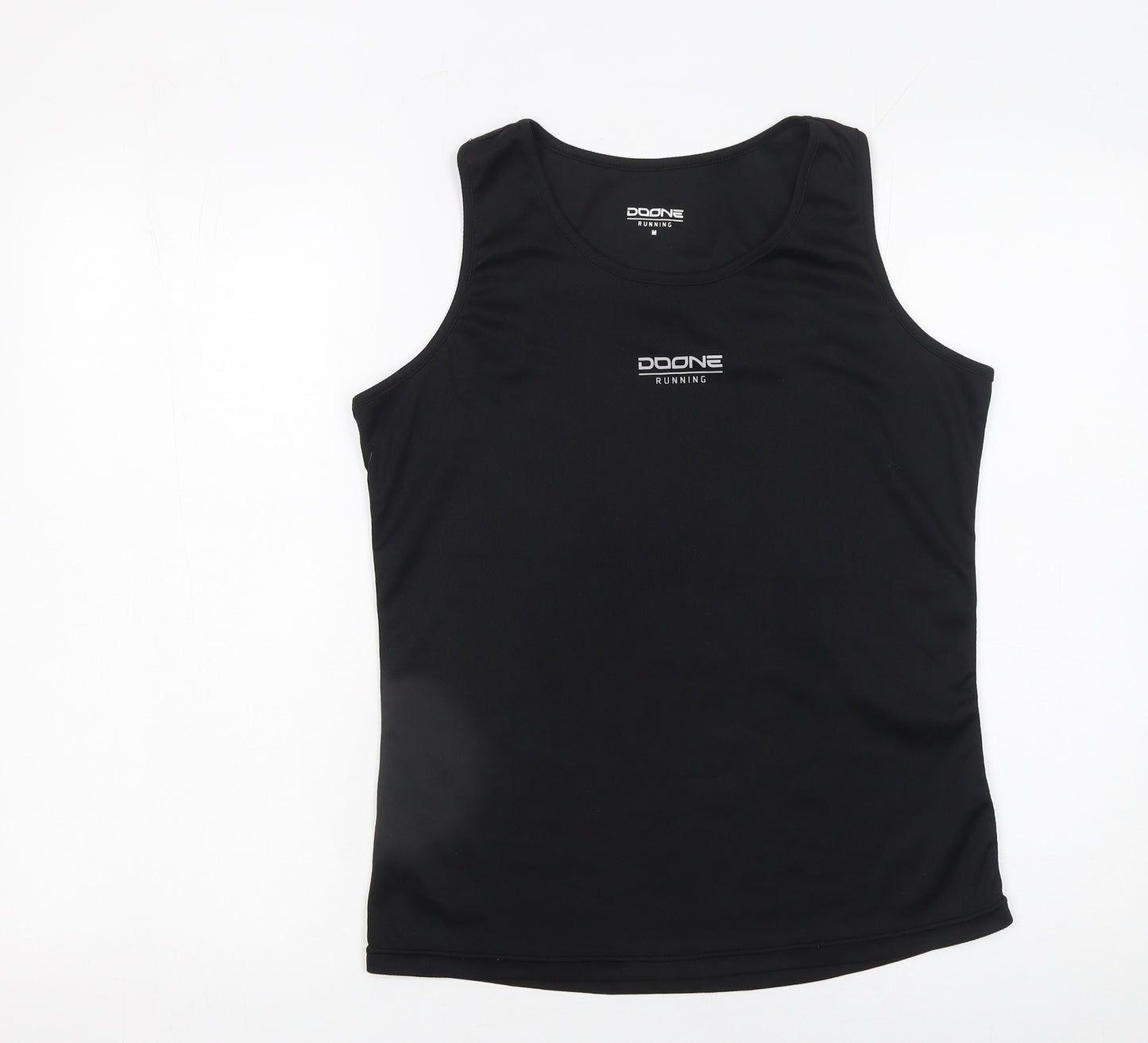 Doone Womens Black Running Tank Top Medium Lightweight Athletic