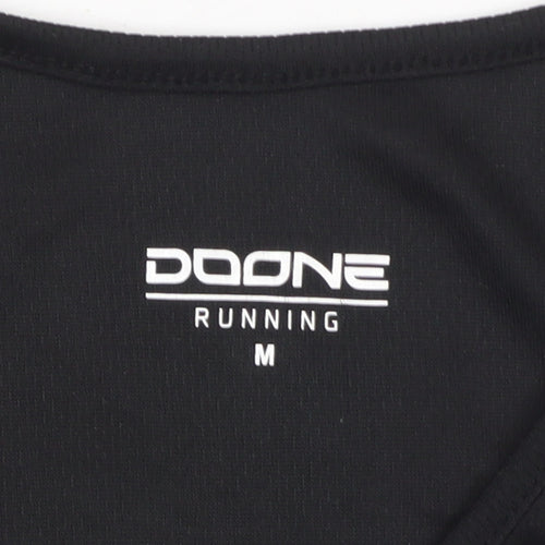 Doone Womens Black Running Tank Top Medium Lightweight Athletic