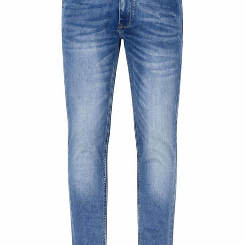 Pre London Men's Blue Slim Fit Stretch Denim Jeans Size 28R