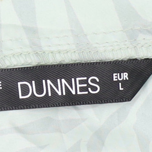 Dunnes Women's Green Long Hooded Lightweight Rain Coat Size L