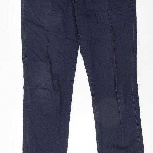 Ted Baker Men’s Blue 34R Chino Trousers Cotton Stretch Smart Casual