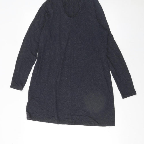 Laura Ashley Women’s Black Long Sleeve Knit Shift Dress UK 12