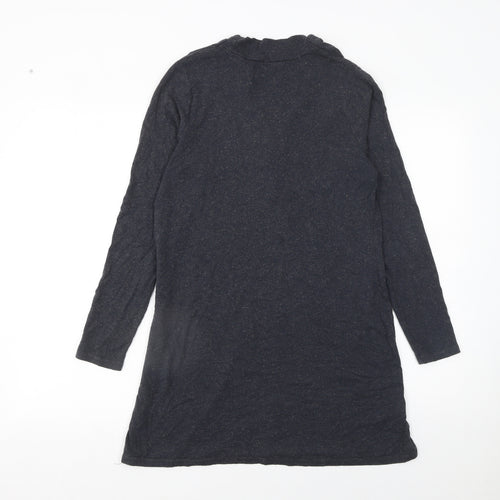 Laura Ashley Women’s Black Long Sleeve Knit Shift Dress UK 12