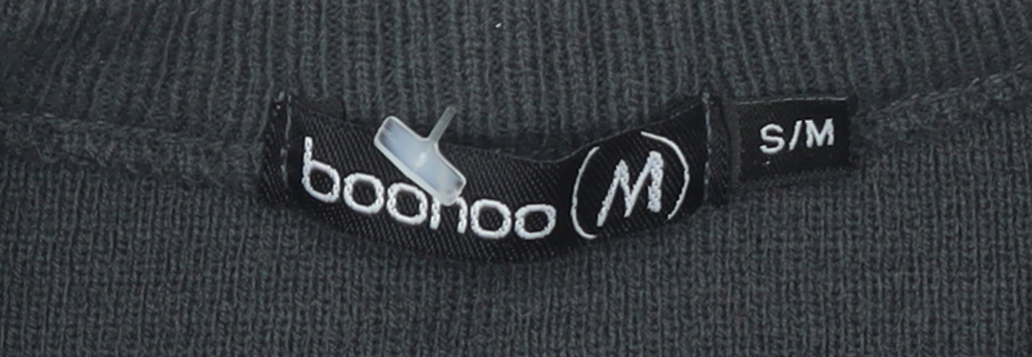 boohoo Men Black Christmas Santa Baby Knit Jumper Size S