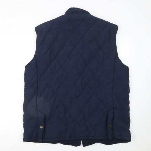 Hawkshead Men's Blue Quilted Padded Waistcoat 2XL Regular Fit