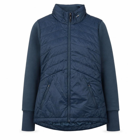 Front view of Kyodan Women Blue L Lightweight Full Zip Outdoor Activewear Jacket
