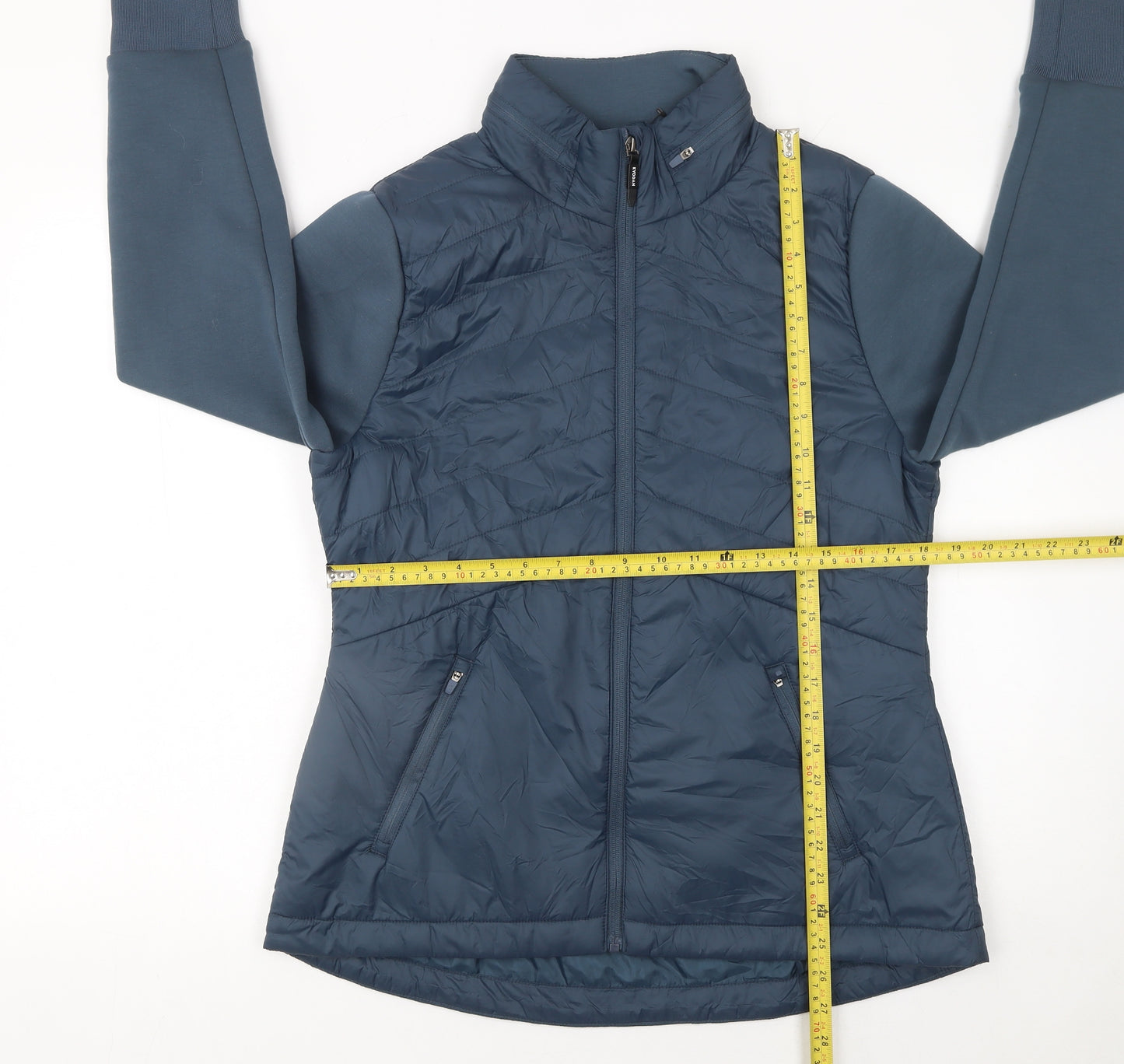Kyodan Women Blue L Lightweight Full Zip Outdoor Activewear Jacket