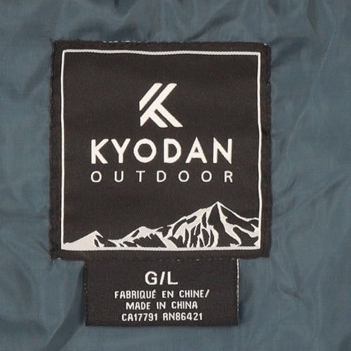 Kyodan Women Blue L Lightweight Full Zip Outdoor Activewear Jacket