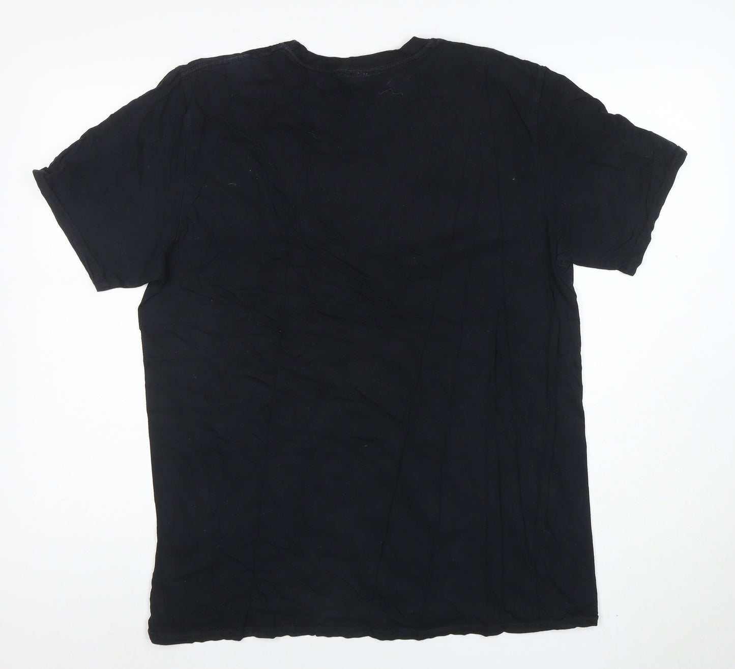 Absolute Cult Men's Black Frank Zappa Band Graphic T-Shirt L