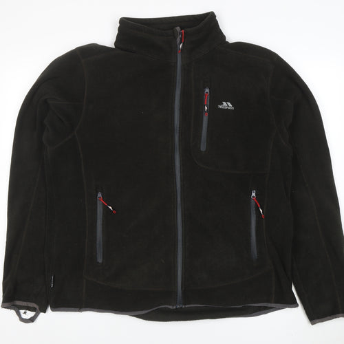 Trespass Men's Black XL Fleece Jacket Outdoor Full Zip