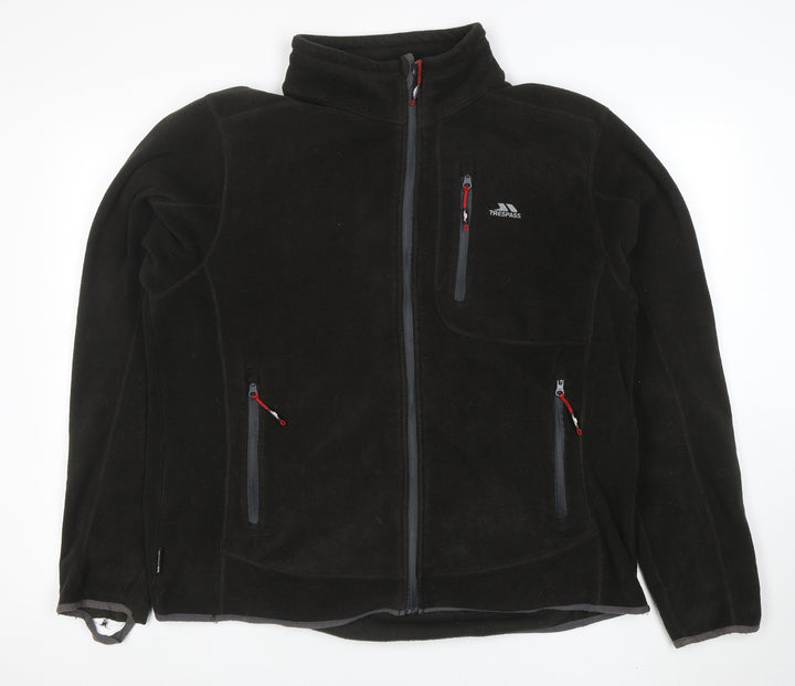 Trespass Men's Black XL Fleece Jacket Outdoor Full Zip