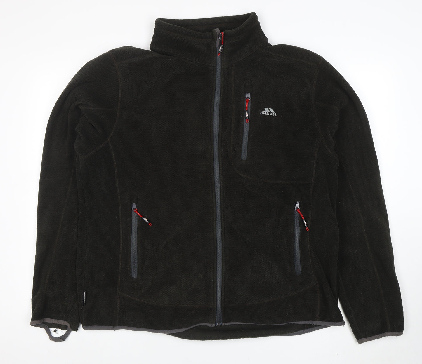 Trespass Men's Black XL Fleece Jacket Outdoor Full Zip