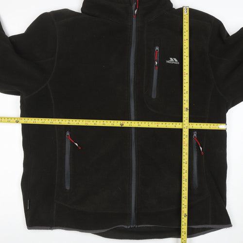 Trespass Men's Black XL Fleece Jacket Outdoor Full Zip