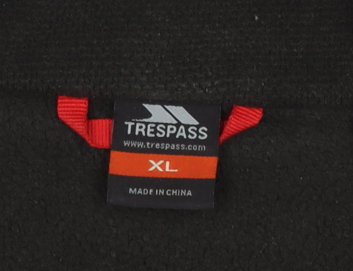 Trespass Men's Black XL Fleece Jacket Outdoor Full Zip