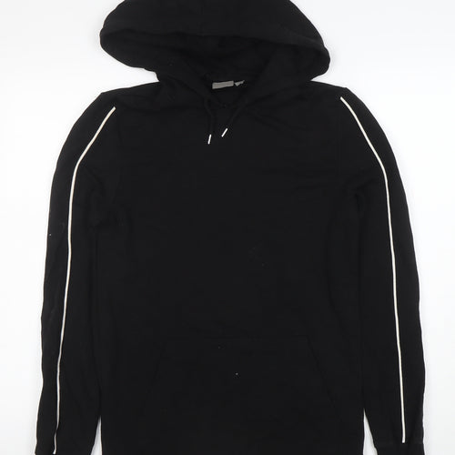 ASOS Men's Black Pullover Hoodie Small Long Sleeve Casual Jersey