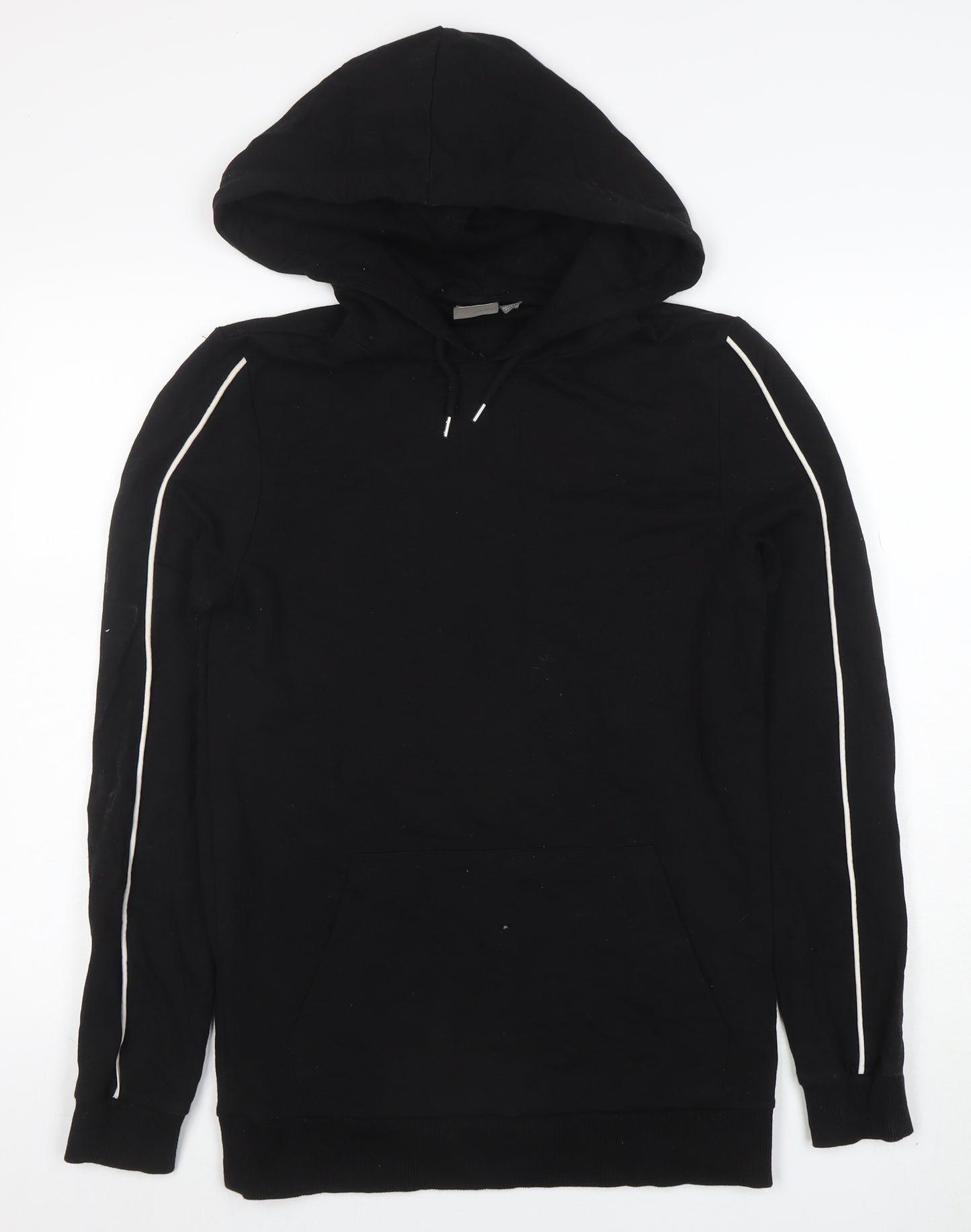 ASOS Men's Black Pullover Hoodie Small Long Sleeve Casual Jersey