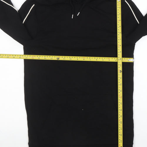 ASOS Men's Black Pullover Hoodie Small Long Sleeve Casual Jersey