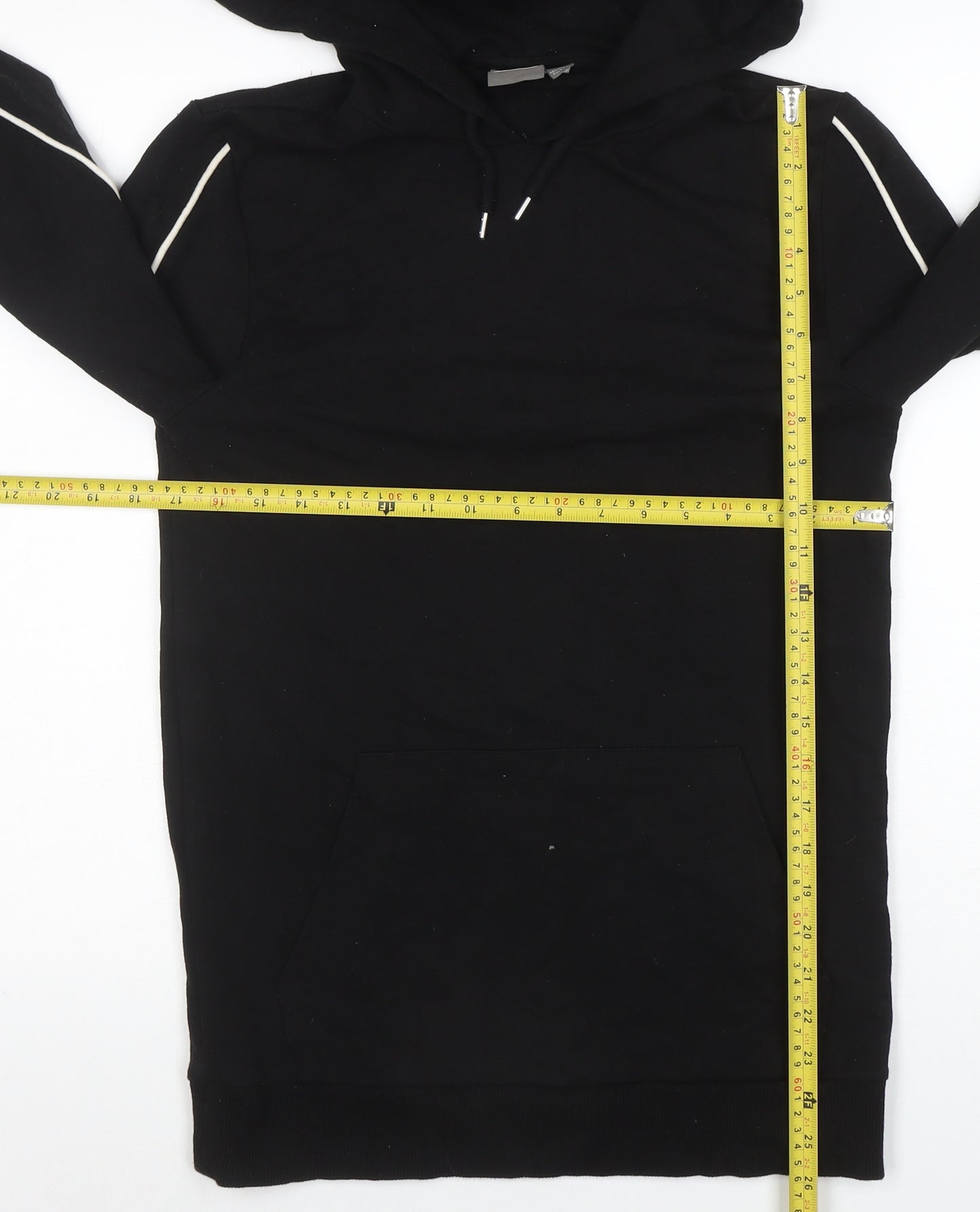 ASOS Men's Black Pullover Hoodie Small Long Sleeve Casual Jersey