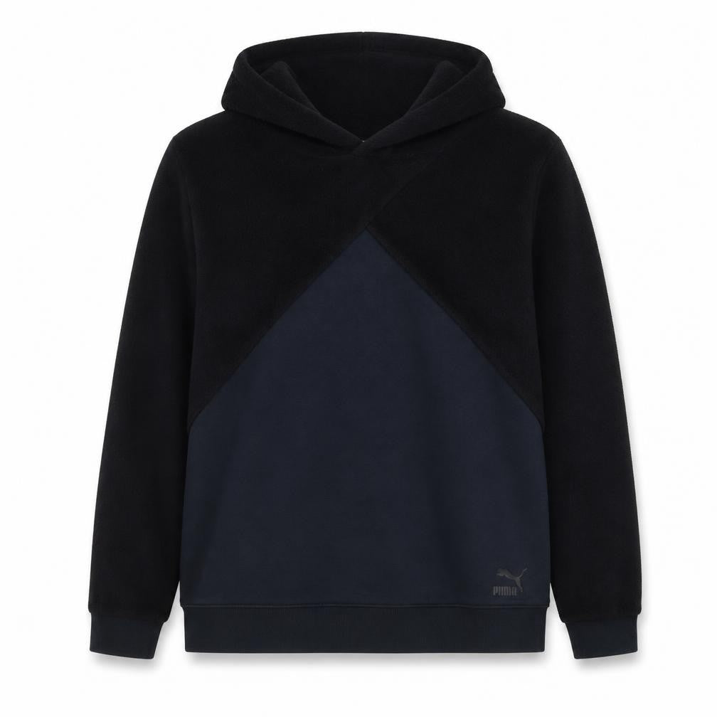Puma Women’s Black Size 10 Pullover Hoodie Fleece Sweatshirt